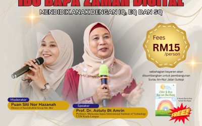 PARENTING TALK – MENDIDIK ANAK DENGAN IQ, EQ & SQ