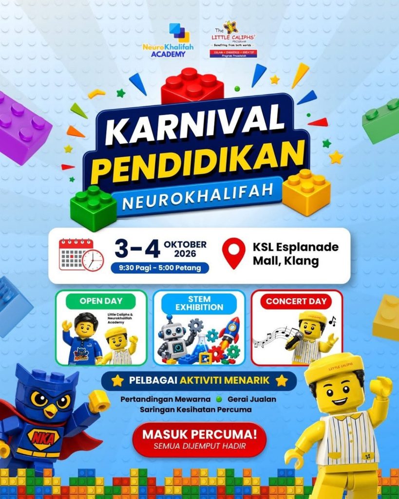 Karnival Pendidikan Neurokhalifah 2026 — Masuk Percuma!