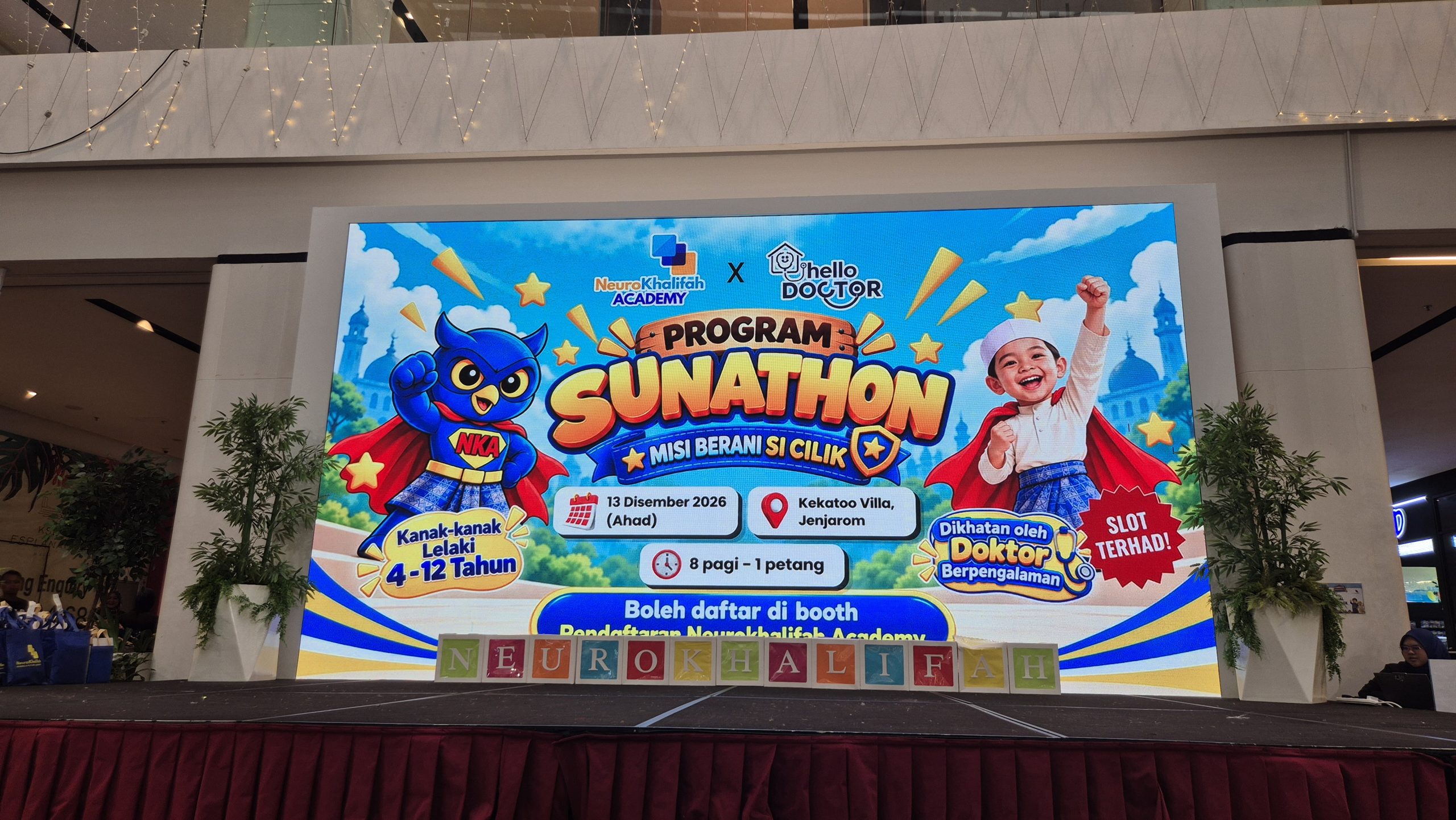Sorotan hari kedua Karnival Pendidikan Neurokhalifah 2026 di KSL Esplanade Mall, Klang